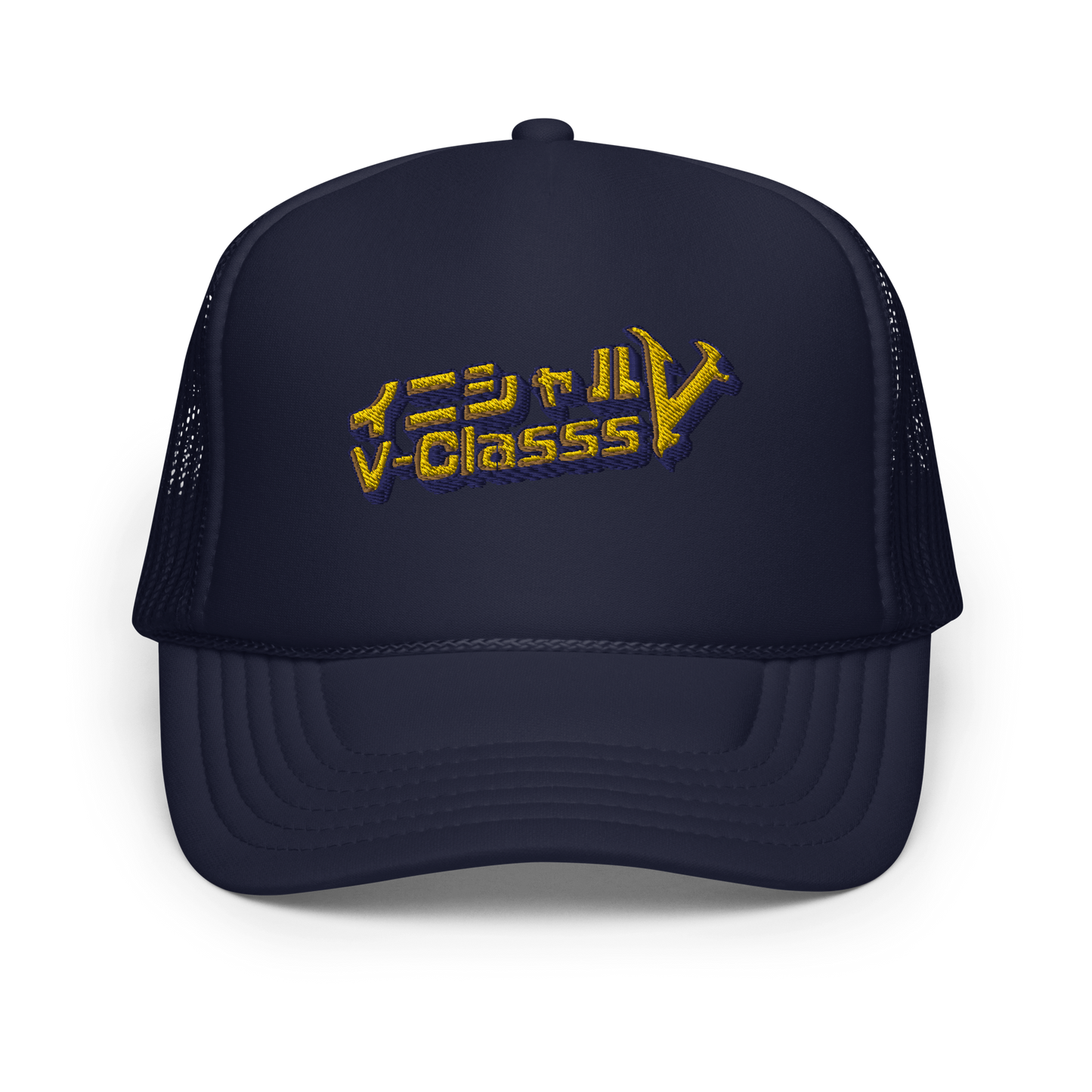 Villain - Classs X Initial - D (Initial - V) "Japanese style V-Classs" trucker hats