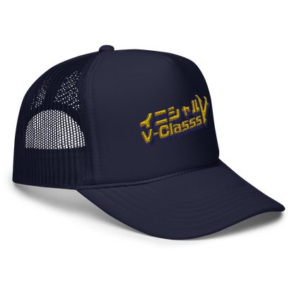 Villain - Classs X Initial - D (Initial - V) "Japanese style V-Classs" trucker hats