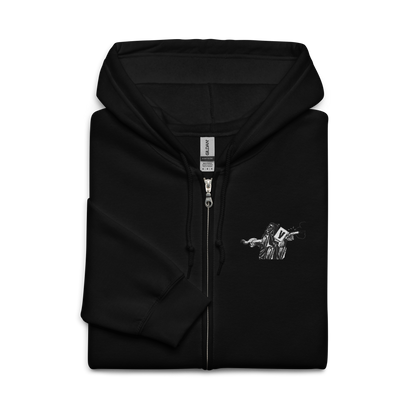 Death The Villain Zip Hoodies